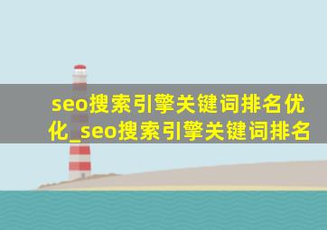 seo搜索引擎关键词排名优化_seo搜索引擎关键词排名