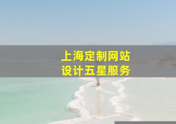 上海定制网站设计五星服务