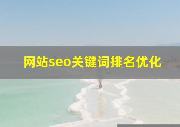 网站seo关键词排名优化