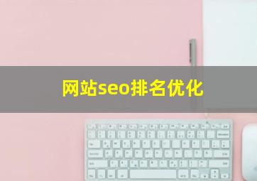 网站seo排名优化