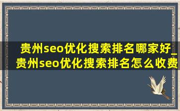 贵州seo优化搜索排名哪家好_贵州seo优化搜索排名怎么收费